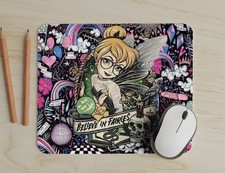 Gothic Inspired Tinker Bell Art Mouse Pad great for Office or Gaming Personalize picture