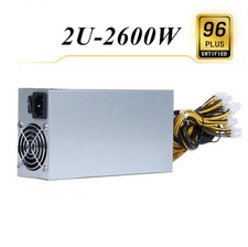 2600W Mining Machine Power Supply 10 x 6pin 2U Single PC Power Supply picture