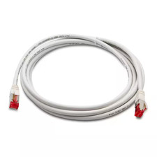 10 Ft. Cat 6A 10 GBPS Professional Grade SSTP 26 AWG Patch Cable, White picture