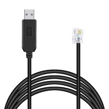 Meade 505 Telescope to PC Control Cable CP2102 RS232 RJ10 Serial Black picture