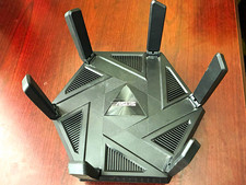 ASUS RT-AXE7800 AX6000 Tri-Band WiFi 6E Router 5-Port 2.5GbE USB 3.0 Black picture