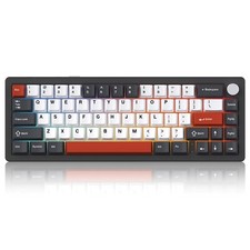 NABI NB1 65% Wireless Mechanical Gaming Keyboard, RGB, Aluminum, 66 Keys BLK/BLK picture
