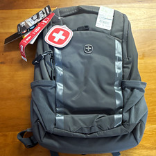 SwissGear IBU Gray Polyester Laptop Backpack for 16in Laptop, Padded picture