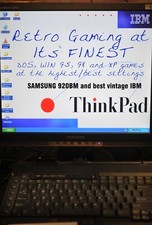 Win 95 98  ALL IN ONE RETRO Gaming IBM  P3 & SAMSUNG monitor 5x4 FAST 335 w/o picture