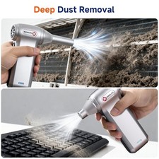 SEAUTO COMPRESSED AIR DUSTER-125,000 RPM CORDLESS ELECTRIC AIR DUSTER, -  GRAY picture
