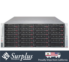 4U 24 Bay Storage Server X10QBi Quad Intel Xeon 48 Cores 1TB RAM 4x PCI-E x16 X picture