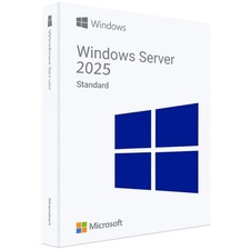 Windows Server 2025 Standard with 50 CALs, 32 Cores. Retail License, English. picture