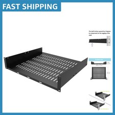 Universal 2U Server Rack Shelf - 16 Inch Deep Cantilever Tray for Equipment picture