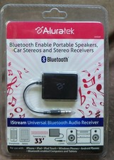 Aluratek iStream Universal  Bluetooth Audio Receiver AIS01F Wireless 3.5mm Jack picture