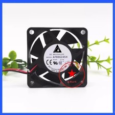 Delta AFB0624SH 6025 DC24V 0.21A 6CM 2-Wire Inverter Dual Ball Cooling Fan picture