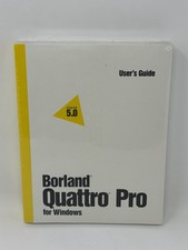 Borland Quattro Pro for Windows Version 5.0 User's Guide New Sealed picture