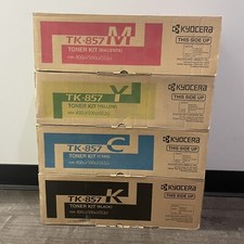 Kyocera TK-857 Genuine Toner Kit Set KYCM for TASKalfa 400ci / 500ci / 552ci New picture