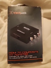 Blackweb HDMI To Composite AV Adapter 1080p NIB BWA18AV004 picture
