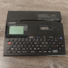 Casio CW-K85 Disc Title Printer Black Good QWERTY Keyboard CD DVD Labeler picture