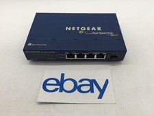 Netgear DS104 4-Port 10/100 Dual Speed Hub UNIT ONLY FREE S/H picture
