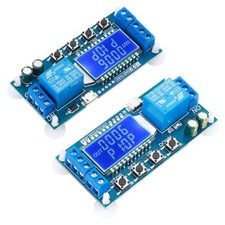 Timer Relay DC 6V-30V LCD Display Time Delay Relay Cycle Timer 0.01s 2pcs Blue picture