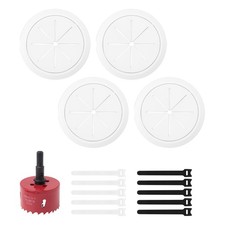 4 Pack Wire Concealer for Wall Mounted , 2-3/8 Inch (60Mm Hole)  Wall Wire1707 picture