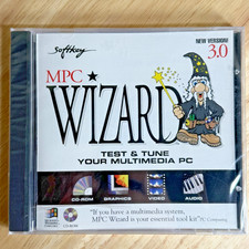 VTG SoftKey - MPC Wizard 3.0 CD-ROM - Test & Tune PC Diagnostics - Sealed picture