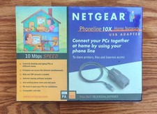 NEW Netgear PA101 Phoneline 10x Home Network USB Adapter SEALED IN BOX picture
