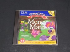 MONEY MATH Brain Bytes Essential Skills 5-8 (PC, CD-ROM, IBM) Vintage Mac WIN95 picture