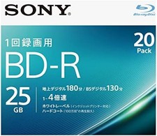 Sony Printable HD Blu-Ray 20pack BD-R BDR Blank Disc Media 4x 25Gb from Japan picture