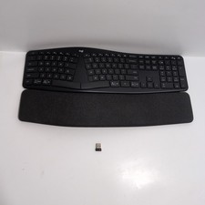 Logitech ERGO K860 Wireless Ergonomic Split Keyboard Bluetooth With Dongle.  picture