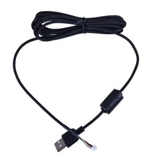 Black Mouse Mice USB Nylon Braided Cable Line Wire For Logitech G500 G500S Parts picture