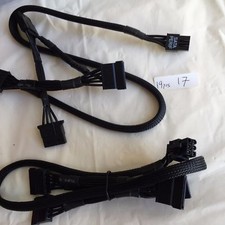 EVGA SuperNOVA  6 pin   2x SATA  2X MOLEX DRIVER  power cable ,ORIGINAL picture