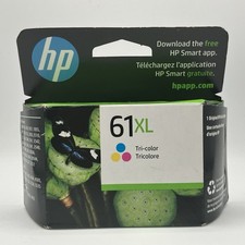 1 - HP 61XL Ink Cartridges / CH564WN OPTION 140 Yellow, Cyan, Magenta 7/2025 picture