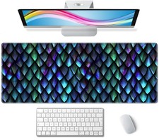 Wasica Large Gaming Mouse Pad, Color Dragon Scales picture