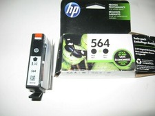 Genuine NEW HP 564 Black Ink Cartridge ONE Single Pack INKJET OEM Exp 10/2017 picture