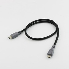 50cm Mini USB B Male To Micro B Male 5 Pin OTG Converter Adapter Lead Data Cable picture