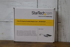StarTech PCI Express Parallel Adapter Card PCIe PEX1P OPEN BOX picture