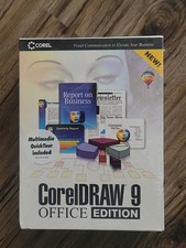 Vintage 90s CorelDRAW 9 OFFICE EDITION Software For Windows CD-ROM New Microsoft picture
