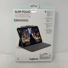 Logitech Slim Folio iPad 10th Gen A16 Integrated Wireless Keyboard - NEW picture