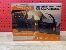 Wattbricks 100w Portable Power Station Solar Generator Solar Panel picture