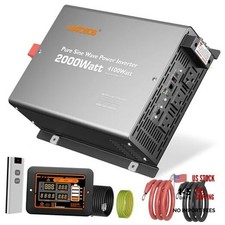 2000 watt Pure Sine Wave Power Inverter - 24V to 120V - 4100Watt picture