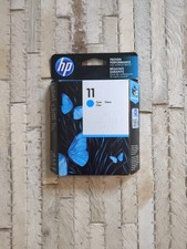 HP 11 Cyan C4836A Ink Cartridge, New In Box Sealed, Expired 2018 picture