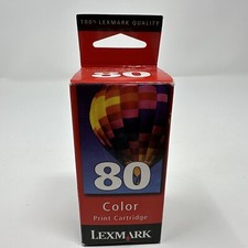 Lexmark 80 (12A1980) Color Ink Cartridge GENUINE NEW  picture