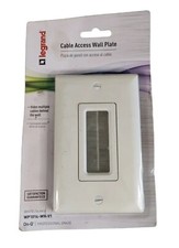Legrand On-Q Cable Access Strap with Wall PlateHides Cables White WP1014WHV1 picture