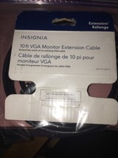 Insignia 3m (10 ft.) VGA Extension Cable (NS-PV10509-C) - Black picture
