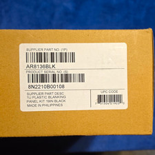 APC NetShelter AR8136BLK 1U 19in Rack-Mounted Plastic Blanking Panel 10 Pack picture