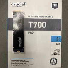 CrucialPCIe Gen5 NVMe M.2 SSD T700 Pro 2TB 12400MB/s picture