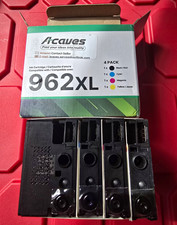 Acaves 962XL Compatible Inkjet Ink Cartridges for HP 4-Pack BK C M Y picture
