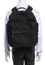 TUMI 26186D4 Alpha Laptop/Tablet Backpack Organizer - Black Ballistic Nylon Bag  picture