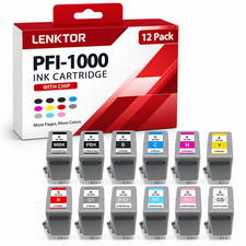 PFI-1000 12PK 80ML 12 Color Pigment Compatible Ink fit for imagePROGRAF PRO-1000 picture
