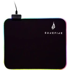 Surefire Gaming 48812 Silent Flight RGB-320 Gaming Mouse Pad Illuminated Black picture