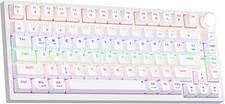 GM326 75_ Percent Mechanical Keyboard,Wired Mini Backlit Hot White picture