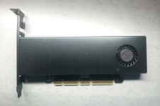 NGFF M.2 B Key + NVMe M Key PCI Express Adapter Card | With Fan | For Mac Pro picture