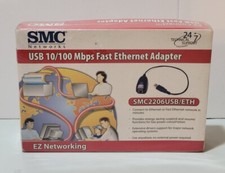SMC Networks Compact USB 10/100Mbps Fast Ethernet Adapter SEALED SMC2206USB/ETH picture